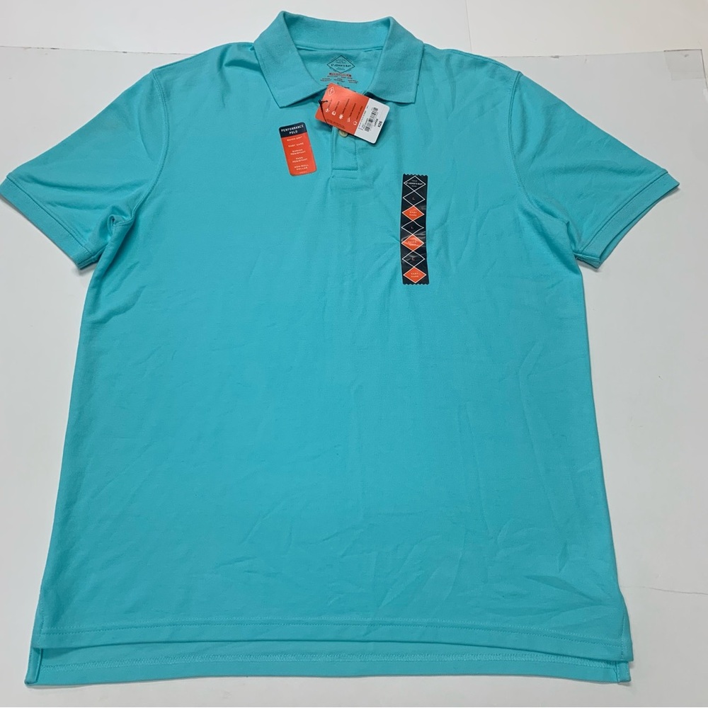 St. John's Bay Performance Polo Sz  L